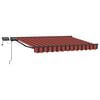 vidaXL Manual Awning Frame with LEDs 2.5 x 2 m