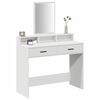 vidaXL Dressing Table White 100 x 41 x 140 cm Engineered Wood