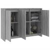vidaXL Sideboard Grey Sonoma 102x33x75 cm Engineered Wood