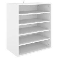 vidaXL Shoe Cabinet White 60x35x70 cm Engineered Wood