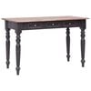 vidaXL Desk | Old brown | Solid mahogany wood | Medium | Desk | Rectangular