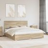 vidaXL Bed Frame with Drawer Sonoma Oak 180 x 200 cm Engineered Wood