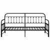 vidaXL Daybed Frame Black 100 x 190 cm Powder-Coated Steel