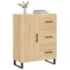 vidaXL Sideboard Sonoma Oak 69.5x34x90 cm Engineered Wood