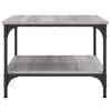 vidaXL Coffee Table Grey Sonoma 55x55x40 cm Engineered Wood