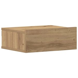 vidaXL Floating Nightstand Artisan Oak 40x32x15 cm Engineered Wood