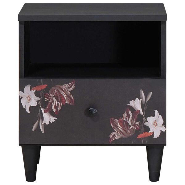 vidaXL Bedside Table Brown 40 x 33 x 46 cm Solid Mango Wood