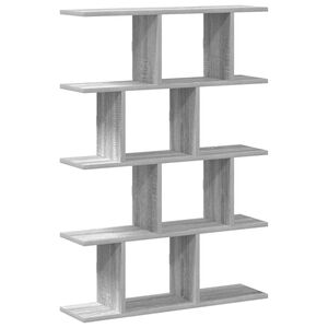 vidaXL Wall Cube Shelf 12 Compartments Grey Sonoma Engineered Wood