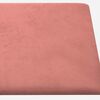 vidaXL Wall Headboard 12 pcs Pink 30 x 15 cm Velvet