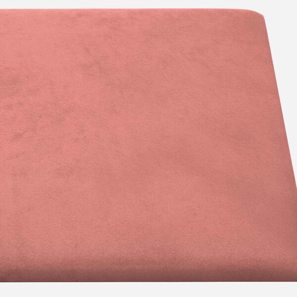 vidaXL Wall Headboard 12 pcs Pink 30 x 15 cm Velvet