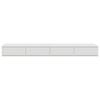 vidaXL Bed Drawers White 160 x 36.5 x 16.5 cm Engineered Wood