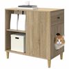 vidaXL Cat House Sonoma 72 x 42.5 x 70 cm Engineered Wood