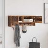 vidaXL Wall-Mounted Coat Rack Old Wood 80 x 20 x 30 cm Engineered wood