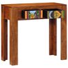 vidaXL Console Table 80x35x75 cm Solid Wood Acacia