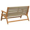 vidaXL Garden Furniture Beige 78 x 122 x 73cm Solid Acacia wood