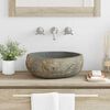 vidaXL Riverstone basin Light Grey 45 x 35 x 15 cm River Stone