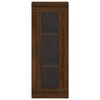 vidaXL Highboard Brown Oak 34.5x34x180 cm Engineered Wood