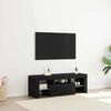vidaXL TV Cabinet Black Oak 120 x 35 x 40 cm Engineered Wood