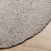 vidaXL Shaggy Rug PAMPLONA High Pile Modern Beige &Oslash; 120 cm
