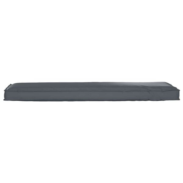 vidaXL Pallet Cushion for Bench Anthracite 140 x 40 x 8 cm