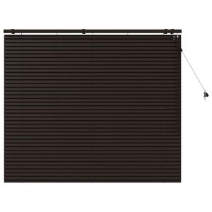 vidaXL Venetian Blind Dark Brown 155 x 130 cm 35 mm