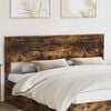 vidaXL Headboard Smoked Oak 200 cm Engineered wood