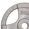 vidaXL Olympic Weight Plate 20 kg Cast Iron