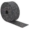vidaXL Rubber Granulate Roll Black 200 x 12 x 1 cm Rubber