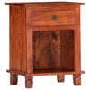 vidaXL Bedside Cabinet 40x30x50 cm Solid Acacia Wood