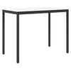 vidaXL Bar Table White 140 x 80 x 105 cm Solid Pine Wood