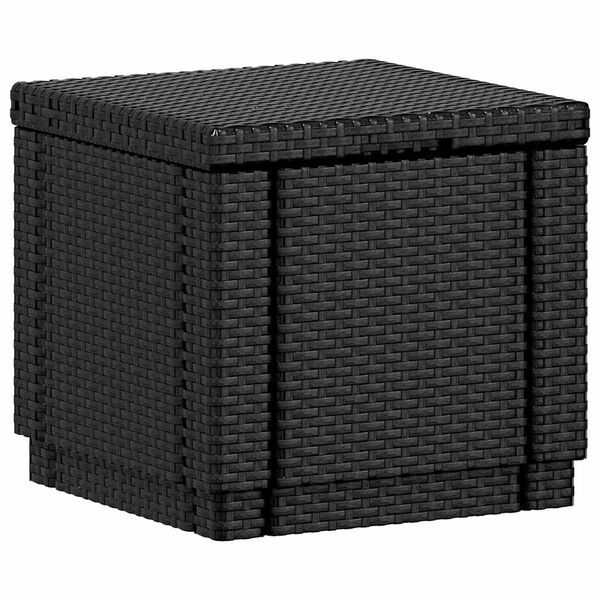 Keter Cube Storage Pouffe Graphite 213816