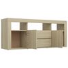 vidaXL TV Cabinet Sonoma Oak 120x30x50 cm Engineered Wood