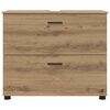 vidaXL Bathroom Cabinet with Drawer Artisan Oak 76.5 x 35 x 64 cm