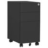 vidaXL Mobile File Cabinet Anthracite 30x45x59 cm Steel