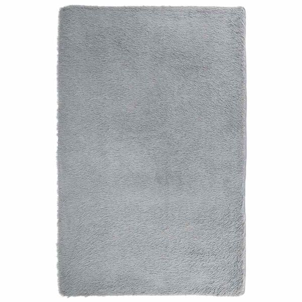 vidaXL Shaggy Rug High Pile NAVARRA Light Grey 130x200 cm Polyester
