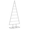 vidaXL Metal Christmas Tree for Decoration Black 180 cm