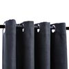 vidaXL Blackout Curtains with Metal Rings 2 pcs Anthracite 140x245 cm