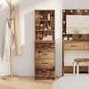 vidaXL Highboard with Drawer Old wood 40 x 41 x 135 cm Engineered wood