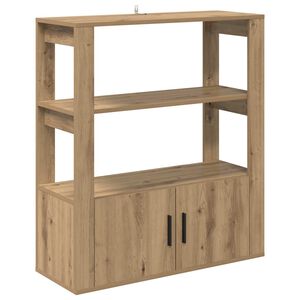 vidaXL Sideboard Artisan oak 30 x 80 x 90 cm Engineered Wood