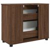 vidaXL Bathroom Cabinet with Drawer Brown Oak 76.5 x 35 x 64 cm