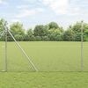 vidaXL Chain Link Fence Silver 10 x 1.6 m Galvanised steel