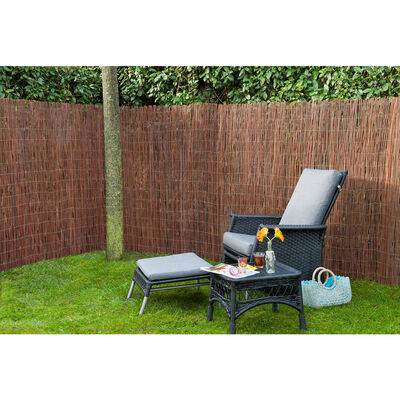 Nature 2 pcs Garden Screens Willow 1x5 m 5 mm Thick