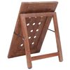 vidaXL Wine Rack for 15 Bottles 47x28x78 cm Solid Reclaimed Wood