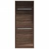 vidaXL Wardrobe Brown Oak 80x50x200 cm Engineered Wood