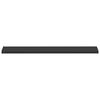 vidaXL Window Sill Black with Wood Grain 140 x 20 x 4.5 cm PVC