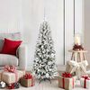 vidaXL Artificial Christmas Tree with 150 LEDs White 53 x 53 x 120 cm