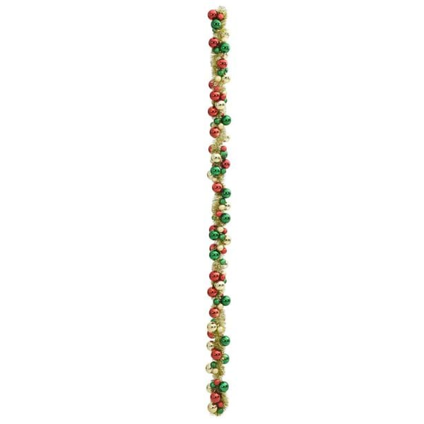 vidaXL Christmas Ball Garland Multicolour 186 cm Polystyrene
