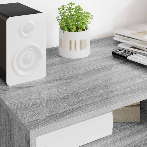 vidaXL TV Cabinet Grey Sonoma 100 x 48 x 43 cm Engineered Wood