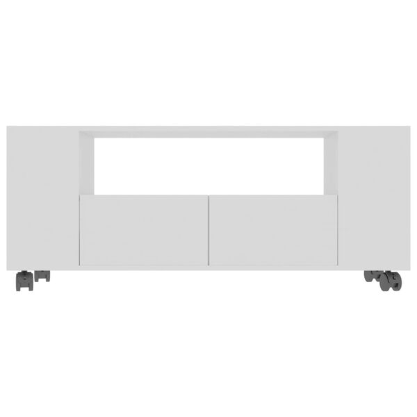 vidaXL TV Cabinet White 120x35x48 cm Engineered Wood