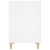 vidaXL Desk White 140x50x75 cm Engineered Wood